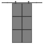 Ușă glisantă cu set de feronerie sticlă temperată și aluminiu GartenMobel Dekor