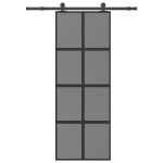 Ușă glisantă cu set de feronerie sticlă temperată și aluminiu GartenMobel Dekor
