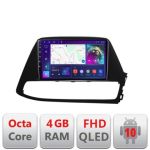 Navigatie Hyundai I30 2018-2021 Android Ecran QLED octa core 4+64 carplay android auto CarStore Technology