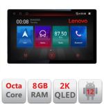 Navigatie dedicata Lenovo Honda FR-V 2004-2009 Ecran 2K QLED 13",Octacore,8Gb RAM,128Gb Hdd,4G,360,DSP,Carplay,Bluetooth CarStore Technology