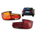 Stopuri LED BMW Seria 3 F31 Touring (2011-2019) cu Semnal Dinamic Secvential Performance AutoTuning