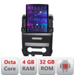 Navigatie Ford F150 2008-2014 Octa Core ecran tip TESLA 9.7" cu Android Radio Bluetooth Internet GPS WIFI 4+32GB DSP 4G CarStore Technology