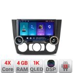 Navigatie BMW Seria 1 E87 2007-2011 clima manuala Kit-bmw117-manual Edotec  4+64 10.5 inch Incell 1K android Wifi 5Ghz gps internet CarStore Technology
