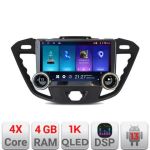 Navigatie Ford Transit Kit-845 Edotec  4+64 10.5 inch Incell 1K android Wifi 5Ghz gps internet CarStore Technology