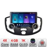 Navigatie Ford Transit V363 2015-2021 Edotec  4+64 10.5 inch Incell 1K android Wifi 5Ghz gps internet  Kit-custom CarStore Technology