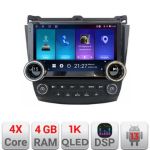 Navigatie Honda Accord 2004-2008 Kit-accord Edotec  4+64 10.5 inch Incell 1K android Wifi 5Ghz gps internet  Q CarStore Technology