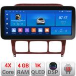 Navigatie Mercedes Clasa S 1998-2005 K-220 Edotec 4+64 12.3 inch Incell 1K android Wifi 5Ghz gps internet CarStore Technology