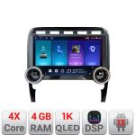 Navigatie Porsche Cayenne 2002-2011 Kit-443 Edotec  4+64 10.5 inch Incell 1K android Wifi 5Ghz gps internet  Q CarStore Technology