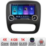 Navigatie Renault Trafic 2014-2017 Kit-rt09 Edotec  4+64 10.5 inch Incell 1K android Wifi 5Ghz gps internet  Q CarStore Technology