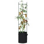 Suport pentru roșii cu saci de plante 6 buc., 154 cm oțel și PP GartenMobel Dekor
