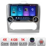 Navigatie Ford Focus clima automata Kit-140-automatic Edotec  4+64 10.5 inch Incell 1K android Wifi 5Ghz gps internet CarStore Technology