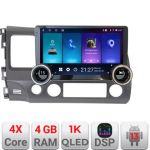 Navigatie Honda Civic 2005-2011 Kit-044 Edotec  4+64 10.5 inch Incell 1K android Wifi 5Ghz gps internet CarStore Technology