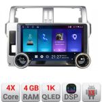 Navigatie Toyota Landcruiser J150 Prado 2014-2017 Kit-065 Edotec  4+64 10.5 inch Incell 1K android Wifi 5Ghz gps internet et GPS W CarStore Technology