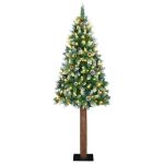 Brad de Crăciun subțire Verde 72 x 72 x 180 cm PVC GartenMobel Dekor