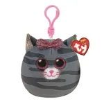 PLUS BRELOC TY 8.5CM SQUISHY BEANIES KIKI PISICUTA GRI SuperHeroes ToysZone