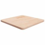Blat de masă pătrat, 50x50x2,5 cm, lemn masiv stejar netratat GartenMobel Dekor
