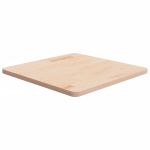 Blat de masă pătrat, 60x60x2,5 cm, lemn masiv stejar netratat GartenMobel Dekor