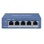 Switch 4 porturi POE Gigabit Hikvison DS-3E0505P-E SafetyGuard Surveillance