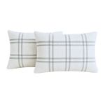 Set 2 Perne 50x70 Somnart Belina Grid, microfibra, lavabile la masina, vidat Relax KipRoom