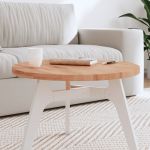 Blat de masă rotund, Ø60x2,5 cm, lemn masiv de fag GartenMobel Dekor