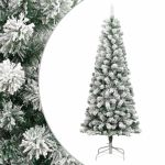 Brad de Crăciun artificial cu balamale și zăpadă pufoasă 240 cm GartenMobel Dekor