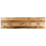 Blat de masă contur natural 160x40x2,5 cm lemn masiv mango brut GartenMobel Dekor