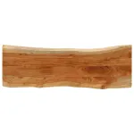 Blat masă 110x40x3,8 cm dreptunghiular lemn acacia margine vie GartenMobel Dekor