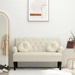 Bancă cu spătar, 120x62x75,5 cm, in GartenMobel Dekor