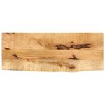 Blat de masă margine naturală, 80x30x2,5 cm, lemn masiv mango GartenMobel Dekor