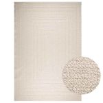 Covor „ZIZUR” crem aspect iută pentru interior și exterior GartenMobel Dekor