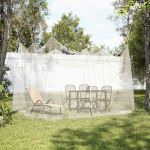 Plasa tantari interior exterior 156 ochiuri alb 300x300x250 cm GartenMobel Dekor