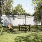 Plasa tantari interior exterior 156 ochiuri negru 300x300x250cm GartenMobel Dekor
