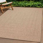 Covor ZIZUR aspect iută, 240x340cm, pentru interior și exterior GartenMobel Dekor