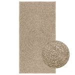 Covor ZIZUR aspect iută, 60x110 cm, pentru interior și exterior GartenMobel Dekor