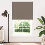 Jaluzea cu role opace cafea 130x210 cm lățime material 126,6 cm GartenMobel Dekor