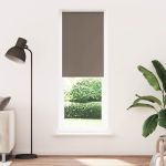 Jaluzea cu role opace cafea 85x210 cm lățime țesătură 80,7 cm GartenMobel Dekor