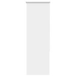 Jaluzea cu role opace alb 60x130 cm lățime material 55,7 cm GartenMobel Dekor