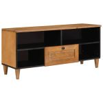 Cabinet TV Maro deschis 105 x 33 x 46 cm Lemn masiv de mango GartenMobel Dekor