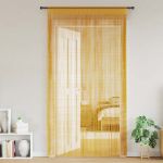 Perdele șir 2 buc Aur 100x250 cm GartenMobel Dekor