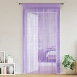 Perdele șir 2 buc Violet 100x250 cm GartenMobel Dekor
