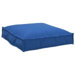 Pernă pentru șezut din paleți Albastru regal 70 x 70 x 12 cm GartenMobel Dekor