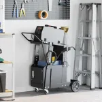 Cărucior pentru sudură Negru 90 x 46 x 96 cm Oțel GartenMobel Dekor