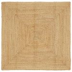 Covor Bej 120 x 120 cm Iută GartenMobel Dekor