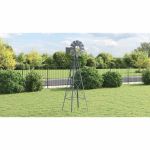 Moară de vânt Manual Gri 84 x 68 x 245 cm Fier GartenMobel Dekor
