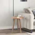 Placă de masă Maro deschis Ø 40 x 2.5 cm Lemn de stejar masiv GartenMobel Dekor