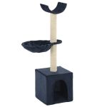 Ansamblu pisici, stâlpi cu funie de sisal, 105 cm, albastru GartenMobel Dekor