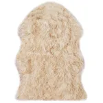 Covor, 60 x 90 cm, maro melanj, imitație blană de oaie GartenMobel Dekor