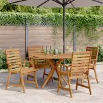Set mobilier de grădină, 5 piese, lemn masiv de acacia GartenMobel Dekor