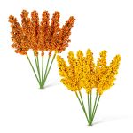 Decorațiune de toamnă – set spice de mei – 2 culori – 18,6 cm – 6 bucăți / set Best CarHome