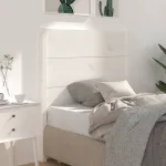 Tăblie de pat, alb, 106x4x100 cm, lemn masiv de pin GartenMobel Dekor